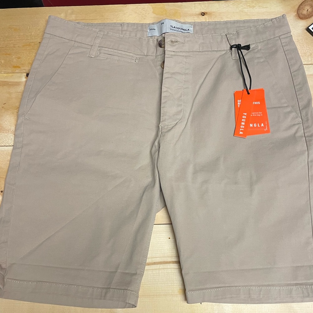 YoungLA khaki shorts
